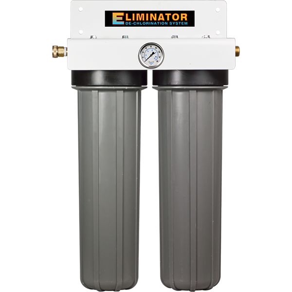 SpectraPure Eliminator Dechlor 2 Stage 20" Big-Grey Dual Carbon Dechlorination Filter - Spectrapure