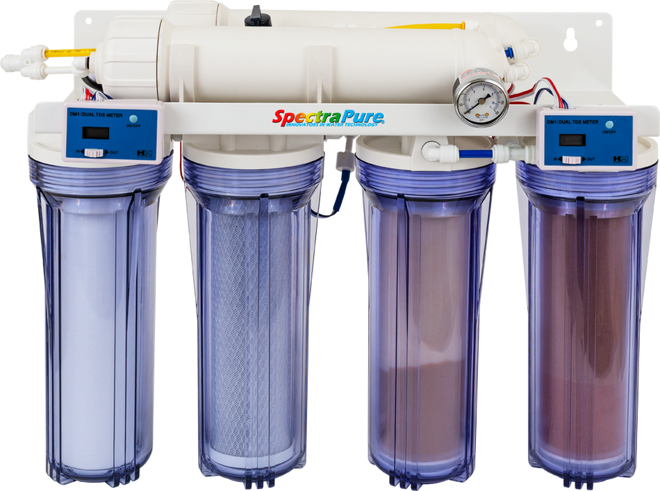 SpectraPure® MaxCap ® Manual Flush RO/DI System - 90/150/300 GPD - MC-RODI-90-MF / 150-MF / 300-MF - SpectraPure, Inc.