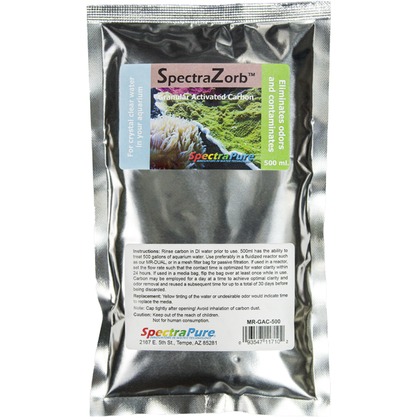 SpectraZorb‚ Granular Activated Carbon - 500 ml - Spectrapure