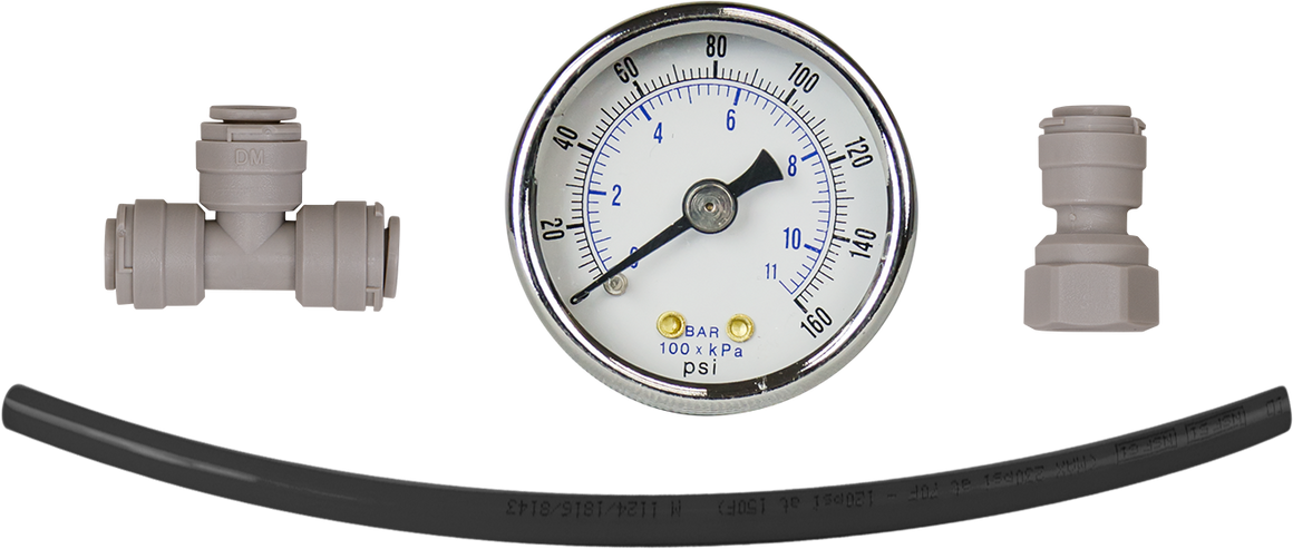 Pressure Gauge Kit with 0.25" Push Fittings - SpectraPure