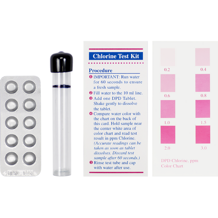 Total Chlorine Test Kit with 10 tablets - Spectrapure