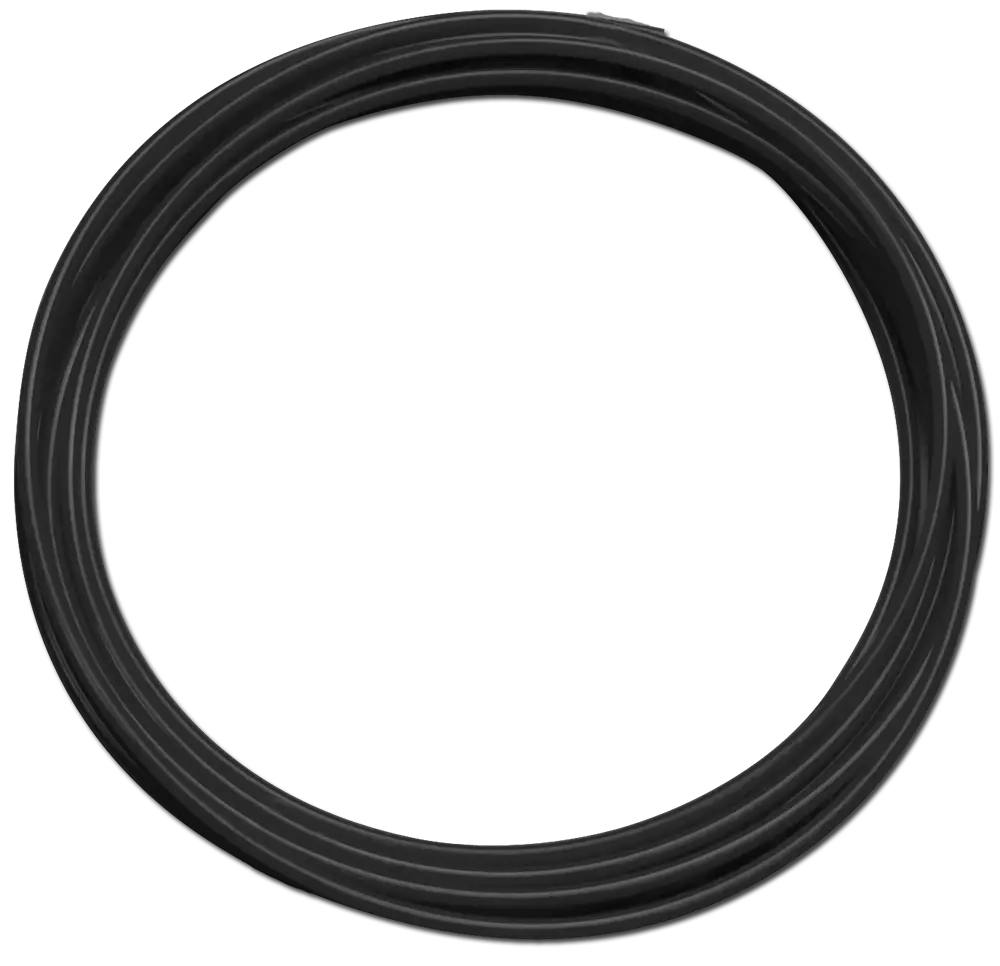 0.25 inch OD Black Polyethylene Tubing - SpectraPure