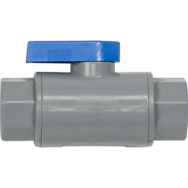 2 Way PVC Ball Valve - 0.25 inch FPT Fittings - Spectrapure