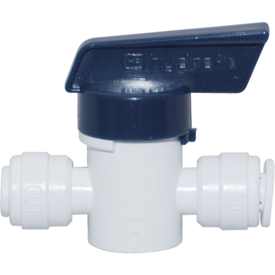 2 Way Acetal Ball Valve - 0.25 inch Quick-Connect Fittings - Spectrapure