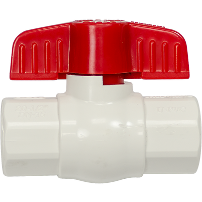 2 Way PVC Ball Valve with 0.5 inch FPT Fittings - Spectrapure