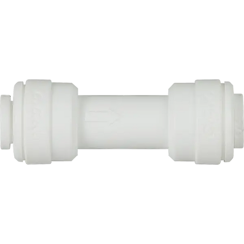 Inline Check Valve with 0.25" Quick-Connect Fittings - Spectrapure