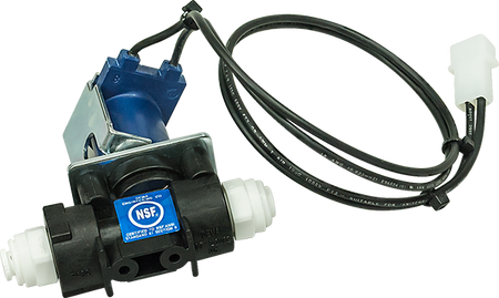 DEMA Plastic Solenoid Valve, 1/4in Push Connect - DC - SpectraPure