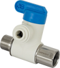 John Guest Feed Water Adapter for Systems with Faucets - 3/8" x 3/8" x 1/4" Quick Connect - VA-FD-6-4